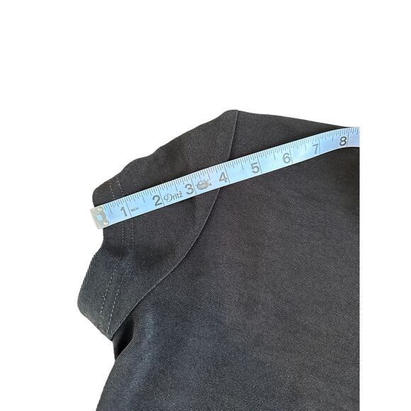 Tadashi Shoji 90s Y2K Black Rhinestone High Neck Bodycon Mini Cocktail Dress - Picture 12 of 13